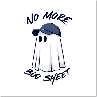 No More Boo Sheet: Hilarious Ghostly Pun Posters and Art